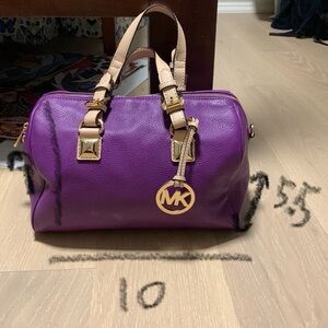 Purple Michael Kors bag